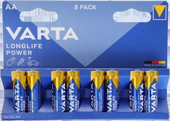 VARTA (04906121418) BL8 LR6 LONGLIFE POWER HIGH ENERGY ALKALINE (4906)