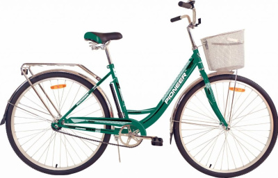 PIONEER PATRIOT 28"/18" darkgreen-white-black+корзина