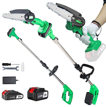 ZITREK GreenSaw 20 Plus (20В, Li-Ion аккум. 2шт. - 1x1,5Ач + 1x3,0Ач)