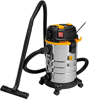 DENZEL RVC30, 1400 Вт, бак 30 л, шланг 3 м, розетка с автосинхр