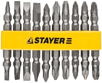 STAYER MASTER 2605-H10_z01 набор бит в держателе (уп.10шт)
