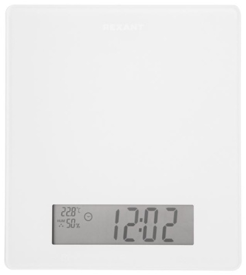 REXANT (72-1007) весы кухонные, белый, до 5 кг