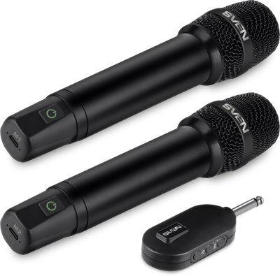 SVEN MK-742, черный (2.4GHz, 180mAh)
