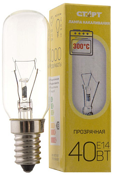 СТАРТ (12069) 40Вт Е14 OVEN - для духового шкафа