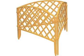 PALISAD Забор декоративный Сетка , 24 х 320 см, желтый 65001