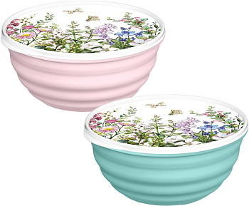 HOMVER Latina Цветущий луг 3,2л с крышкой с декором (микс) 223111890/00