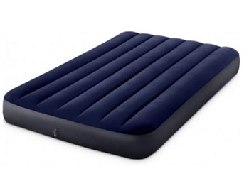 INTEX Матрас надувной CLASSIC DOWNY AIRBED 137x191x25 см .(в коробке) Арт. 64758