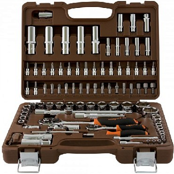OMBRA OMT94S торцевые головки 1/4", 1/2"DR 4-32 мм, аксессуары к ним, 94 предмета