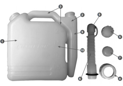 CHAMPION C1010 Емкость 1литр для приг. топл. смеси