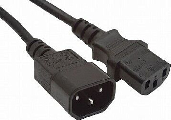GEMBIRD/Cablexpert (00330) PC-189, 1.8м, C13-C14, 6А, черный (5)