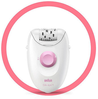 BRAUN S1 SE 1-176 White Silk-epil