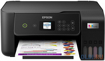 EPSON МФУ струйный L3260 цветная печать, A4, с СНПЧ, цвет черный [c11cj66507/414/c11ck58507]