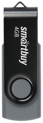 SMARTBUY (SB004GB2TWK) UFD 2.0 004GB Twist Black