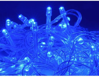 ECOLA N4YB05ELC 220V IP44 Бахрома 5x0.5м 135Led Синий