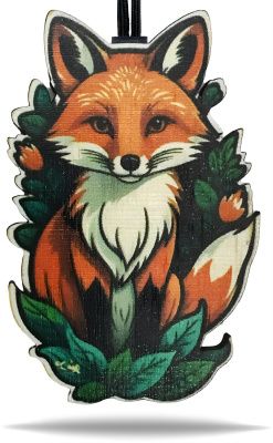 AROMA BAR подвеска цветная ?Лиса сказочная? в крафтовой упаковке с мини-брелоком 49340