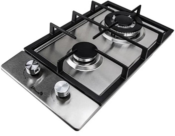 ELTRONIC (33-18) 2 конфорки, нержавеющая сталь