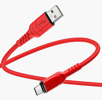 HOCO (6931474744937) X59 USB (m) - Type C (m) 1.0 м - красный