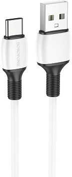 BOROFONE (6974443386813) BX84 USB 3.0A для Type-C White 1 м