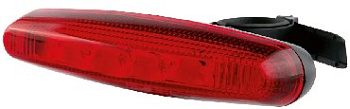 STELS Фонарь задний JY-602T 5 светодиодов 4 режима красно-чёрный 560009*LU001604