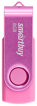 SMARTBUY (SB008GB2TWP) UFD 2.0 008GB Twist Pink розовый