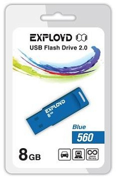EXPLOYD 8GB-560-синий