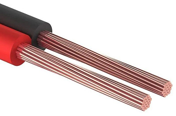 REXANT (01-6103-3-05) кабель 2х0,50 мм, красно-черный, 5 м.