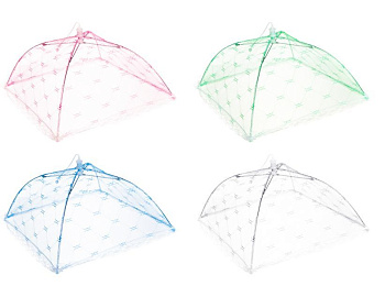 INBLOOM BY Чехол-зонтик для пищи, 40х40см, полиэстер, 4 цвета 159-002